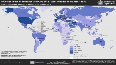 WHO CORONAVIRUS MAP